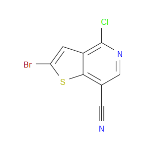 2-BROMO-4-CHLOROTHIENO[3,2-C]PYRIDINE-7-CARBONITRILE