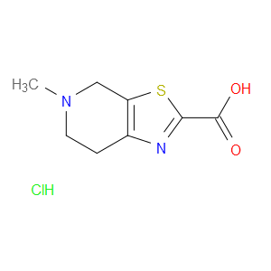 5-METHYL-4,5,6,7-TETRAHYDROTHIAZOLO[5,4-C]PYRIDINE-2-CARBOXYLIC ACID HYDROCHLORIDE - Click Image to Close