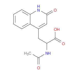 2-ACETAMIDO-3-(2-OXO-1,2-DIHYDROQUINOLIN-4-YL)PROPANOIC ACID