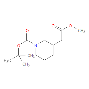 TERT-BUTYL 3-(2-METHOXY-2-OXOETHYL)PIPERIDINE-1-CARBOXYLATE