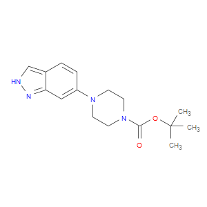 TERT-BUTYL 4-(1H-INDAZOL-6-YL)PIPERAZINE-1-CARBOXYLATE - Click Image to Close