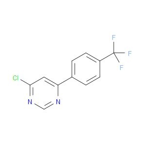 4-CHLORO-6-(4-(TRIFLUOROMETHYL)PHENYL)PYRIMIDINE