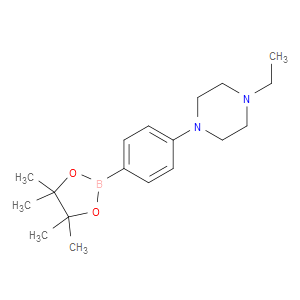 4-(4-ETHYLPIPERAZIN-1-YL)PHENYLBORONIC ACID PINACOL ESTER
