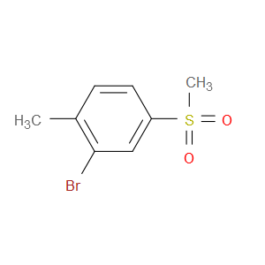 2-BROMO-1-METHYL-4-(METHYLSULFONYL)BENZENE