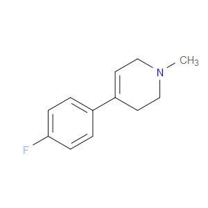 4-(4-FLUOROPHENYL)-1-METHYL-1,2,3,6-TETRAHYDROPYRIDINE - Click Image to Close