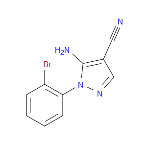 5-AMINO-1-(2-BROMOPHENYL)-1H-PYRAZOLE-4-CARBONITRILE - Click Image to Close