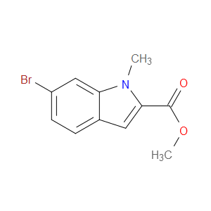 METHYL 6-BROMO-1-METHYL-1H-INDOLE-2-CARBOXYLATE - Click Image to Close