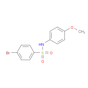 4-BROMO-N-(4-METHOXYPHENYL)BENZENESULFONAMIDE