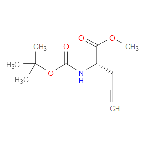 (S)-METHYL 2-((TERT-BUTOXYCARBONYL)AMINO)PENT-4-YNOATE - Click Image to Close