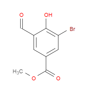 METHYL 3-BROMO-5-FORMYL-4-HYDROXYBENZOATE