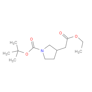 TERT-BUTYL 3-(2-ETHOXY-2-OXOETHYL)PYRROLIDINE-1-CARBOXYLATE - Click Image to Close