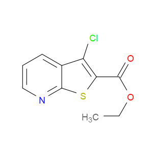 ETHYL 3-CHLOROTHIENO[2,3-B]PYRIDINE-2-CARBOXYLATE - Click Image to Close