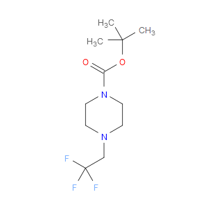 TERT-BUTYL 4-(2,2,2-TRIFLUOROETHYL)PIPERAZINE-1-CARBOXYLATE