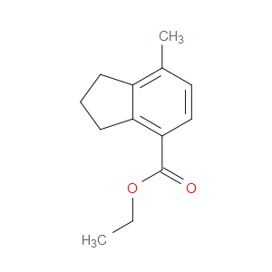 ETHYL 7-METHYL-2,3-DIHYDRO-1H-INDENE-4-CARBOXYLATE - Click Image to Close