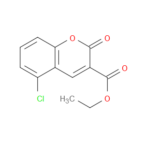 ETHYL 5-CHLORO-2-OXO-2H-CHROMENE-3-CARBOXYLATE