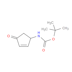 TERT-BUTYL N-(4-OXOCYCLOPENT-2-EN-1-YL)CARBAMATE