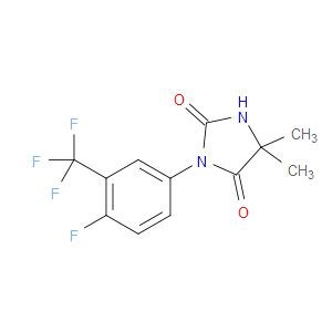 3-(4-FLUORO-3-(TRIFLUOROMETHYL)PHENYL)-5,5-DIMETHYLIMIDAZOLIDINE-2,4-DIONE