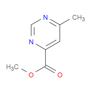 METHYL 6-METHYLPYRIMIDINE-4-CARBOXYLATE - Click Image to Close