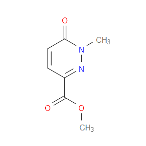 METHYL 1-METHYL-6-OXO-1,6-DIHYDROPYRIDAZINE-3-CARBOXYLATE - Click Image to Close