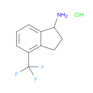 4-(TRIFLUOROMETHYL)-2,3-DIHYDRO-1H-INDEN-1-AMINE HYDROCHLORIDE