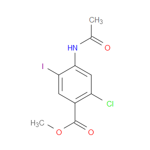 METHYL 4-ACETAMIDO-2-CHLORO-5-IODOBENZOATE