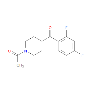 4-(2',4'-DIFLUOROBENZOYL)-1-ACETYLPIPERIDINE - Click Image to Close