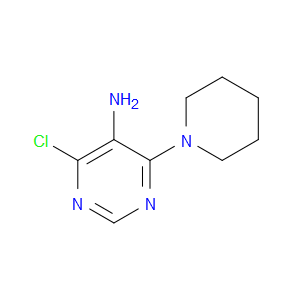 4-CHLORO-6-(PIPERIDIN-1-YL)PYRIMIDIN-5-AMINE