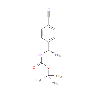 (S)-TERT-BUTYL 1-(4-CYANOPHENYL)ETHYLCARBAMATE - Click Image to Close