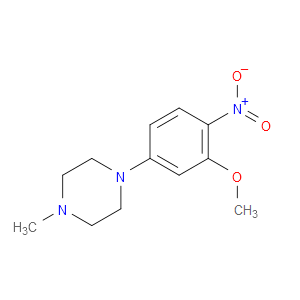 1-(3-METHOXY-4-NITROPHENYL)-4-METHYLPIPERAZINE