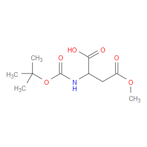 2-((TERT-BUTOXYCARBONYL)AMINO)-4-METHOXY-4-OXOBUTANOIC ACID