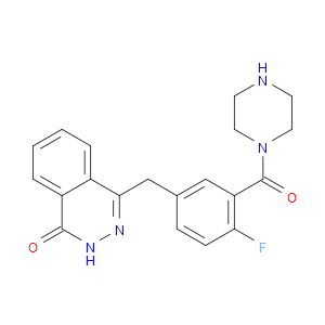 4-(4-FLUORO-3-(PIPERAZINE-1-CARBONYL)BENZYL)PHTHALAZIN-1(2H)-ONE - Click Image to Close