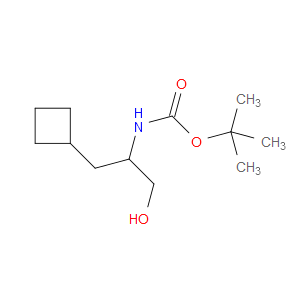 TERT-BUTYL [2-CYCLOBUTYL-1-(HYDROXYMETHYL)ETHYL]CARBAMATE