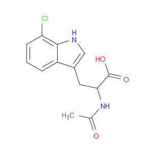 2-ACETAMIDO-3-(7-CHLORO-1H-INDOL-3-YL)PROPANOIC ACID - Click Image to Close