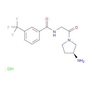 (S)-N-(2-(3-AMINOPYRROLIDIN-1-YL)-2-OXOETHYL)-3-(TRIFLUOROMETHYL)BENZAMIDE HYDROCHLORIDE - Click Image to Close