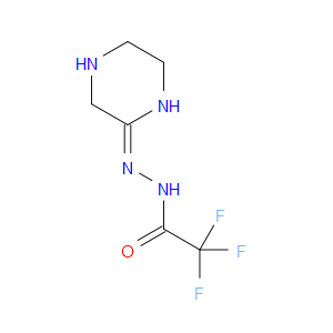 N-[(2Z)-PIPERAZIN-2-YLIDENE]-2,2,2-TRIFLUOROACETOHYDRAZIDE