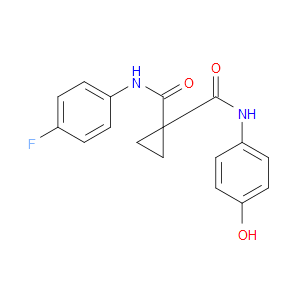 N-(4-FLUOROPHENYL)-N'-(4-HYDROXYPHENYL)CYCLOPROPANE-1,1-DICARBOXAMIDE