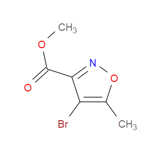 METHYL 4-BROMO-5-METHYLISOXAZOLE-3-CARBOXYLATE - Click Image to Close