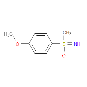 S-METHYL-S-(4-METHOXYPHENYL) SULFOXIMINE - Click Image to Close