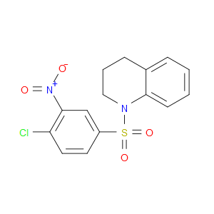 1-(4-CHLORO-3-NITROBENZENESULFONYL)-1,2,3,4-TETRAHYDROQUINOLINE