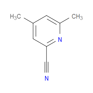 4,6-DIMETHYLPYRIDINE-2-CARBONITRILE