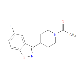 3-(1-ACETYL-4-PIPERIDINYL)-5-FLUORO-1,2-BENZISOXAZOLE