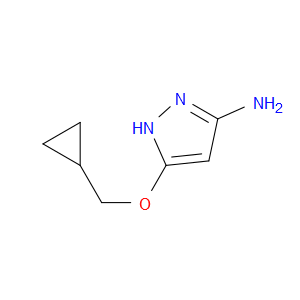 5-(CYCLOPROPYLMETHOXY)-1H-PYRAZOL-3-AMINE