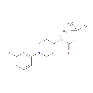 TERT-BUTYL (1-(6-BROMOPYRIDIN-2-YL)PIPERIDIN-4-YL)CARBAMATE - Click Image to Close