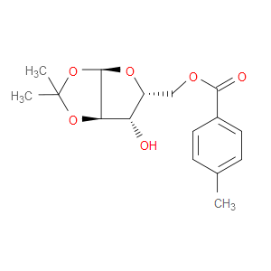 ((3AR,5R,6S,6AR)-6-HYDROXY-2,2-DIMETHYLTETRAHYDROFURO[2,3-D][1,3]DIOXOL-5-YL)METHYL 4-METHYLBENZOATE