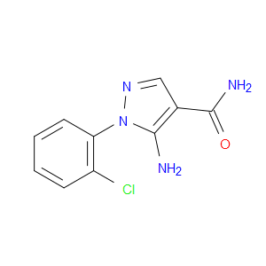 5-AMINO-1-(2-CHLOROPHENYL)-1H-PYRAZOLE-4-CARBOXAMIDE
