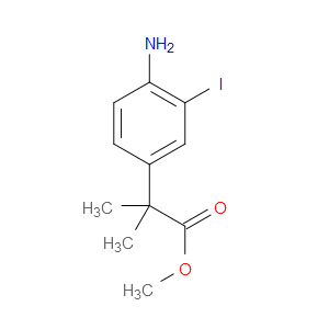 METHYL 2-(4-AMINO-3-IODOPHENYL)-2-METHYLPROPANOATE - Click Image to Close