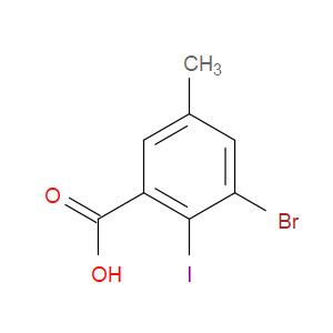 3-BROMO-2-IODO-5-METHYLBENZOIC ACID - Click Image to Close