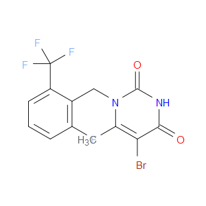 5-BROMO-1-(2-FLUORO-6-(TRIFLUOROMETHYL)BENZYL)-6-METHYLPYRIMIDINE-2,4(1H,3H)-DIONE - Click Image to Close