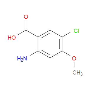 2-AMINO-5-CHLORO-4-METHOXYBENZOIC ACID - Click Image to Close