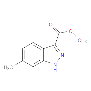 METHYL 6-METHYL-1H-INDAZOLE-3-CARBOXYLATE - Click Image to Close